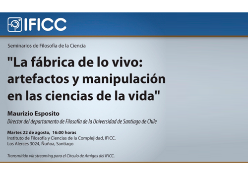Afiche La fábrica de lo vivo: artefactos y manipulación en las ciencias de la vida