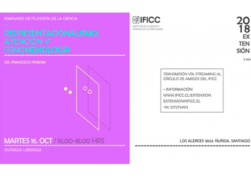 Afiche Representacionalismo, Atención y Fenomenología