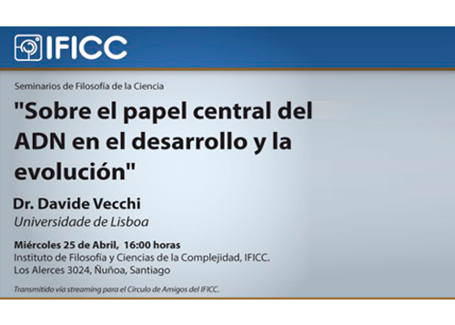 Afiche Sobre el papel central del ADN en el desarrollo y la evolución