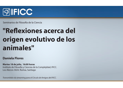 Afiche Reflexiones acerca del origen evolutivo de los animales