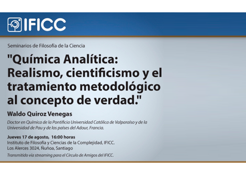 Afiche Química Analítica: Realismo, cientificismo y el tratamiento metodológico al concepto de verdad
