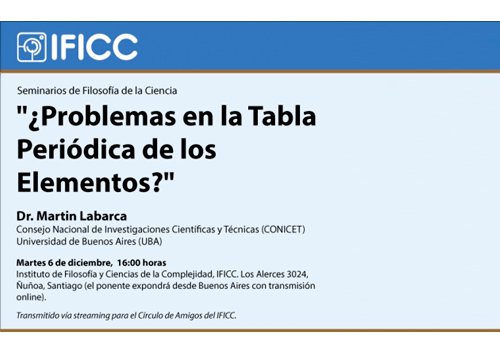 Afiche ¿Problemas en la Tabla Periódica de los Elementos?