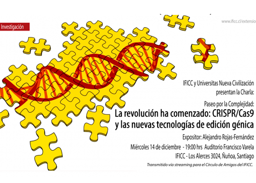 Afiche La revolución ha comenzado: CRISPR/Cas9 y las nuevas tecnologías de edición génica