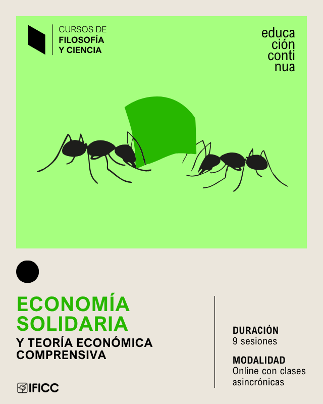 Afiche Economía Solidaria y Teoría Económica Comprensiva