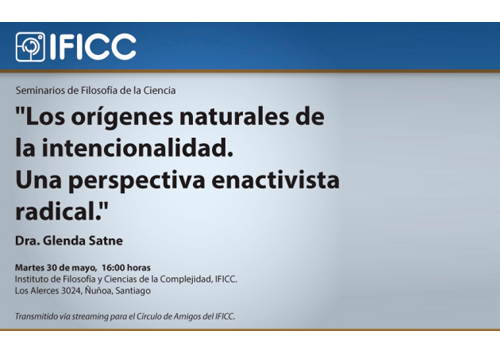 Afiche Los orígenes naturales de la intencionalidad. Una perspectiva enactivista radical