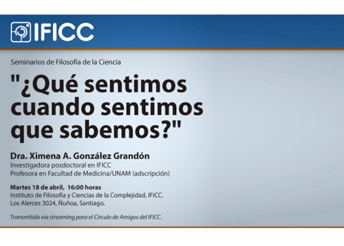 Afiche ¿Qué sentimos cuando sentimos que sabemos?