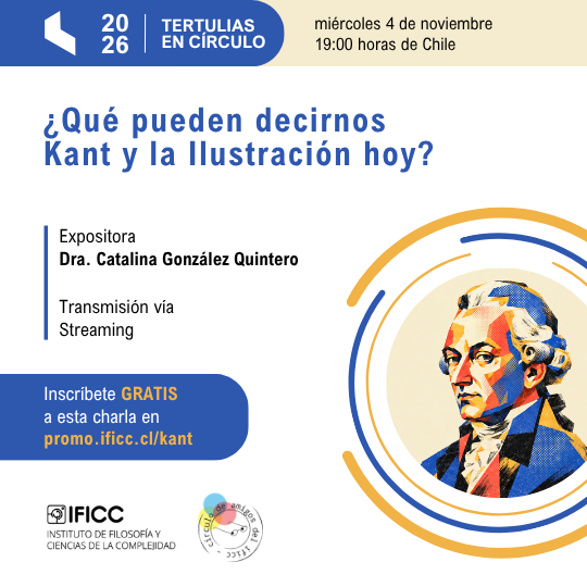 Afiche Tertulia en Círculo: ¿Qué pueden decirnos Kant y la Ilustración hoy?