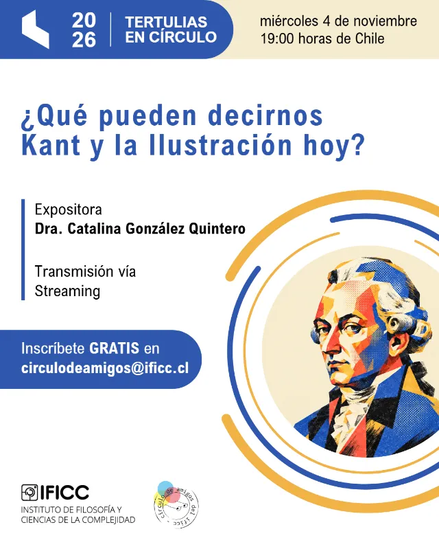 Afiche: ¿Qué pueden decirnos Kant y la Ilustración hoy?