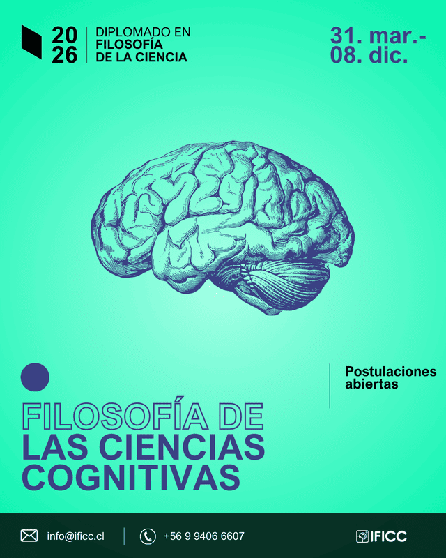 Afiche Filosofía de la Ciencia Mención Filosofía de las Ciencias Cognitivas